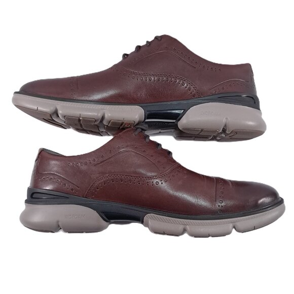 Johnston & Murphy Tanner XC4 Oxford Shoes Men 9 M Cap Toe Leather Brown Lace Up - Picture 5 of 16